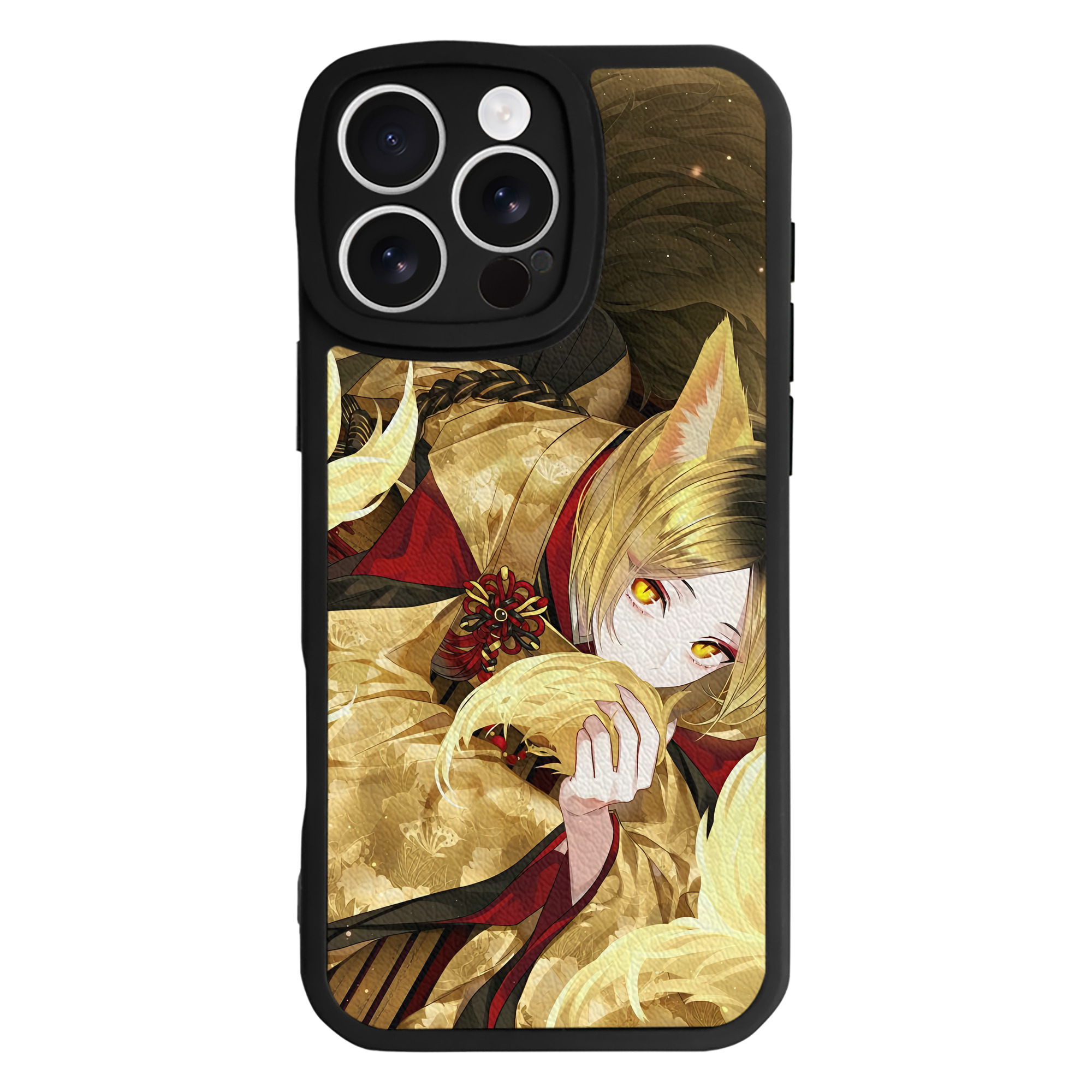（画像用） 刀剣乱舞 Touken Ranbu 【iPhone 16シリーズ対応】シリコンスマホケース（レザー調） 材質：シリコン